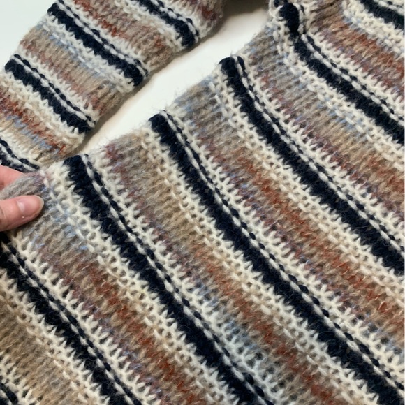 A.L.C. Multicolor Striped Long Sleeve Dress - Picture 6 of 9